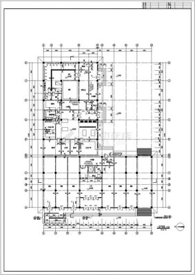 某地区福泰宫大酒店改造工程建筑设计CAD施工图